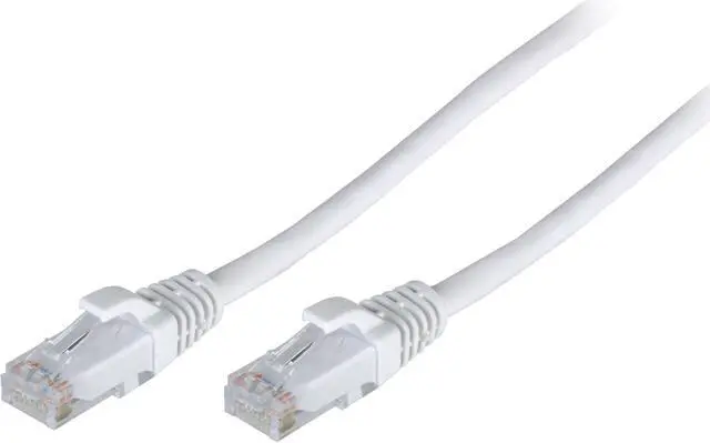 Main image of C2G 27167 Cat6 Cable - Snagless Unshielded Ethernet Network Patch Cable, White (100 Feet, 30.48 Meters)