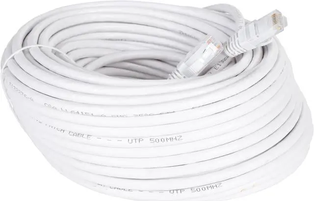 Alt view image 2 of 3 - C2G 27167 Cat6 Cable - Snagless Unshielded Ethernet Network Patch Cable, White (100 Feet, 30.48 Meters)