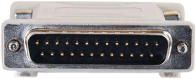 Alt view image 2 of 3 - C2G 02469 DB25 Male to DB25 Female Serial RS232 Null Modem Adapter, Beige