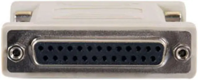 Alt view image 3 of 3 - C2G 02469 DB25 Male to DB25 Female Serial RS232 Null Modem Adapter, Beige