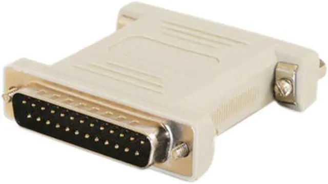 Main image of C2G 02469 DB25 Male to DB25 Female Serial RS232 Null Modem Adapter, Beige