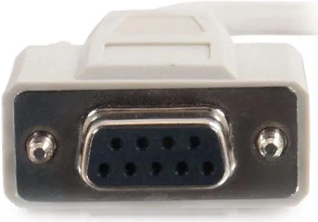 Alt view image 3 of 6 - C2G 09445 DB9 Female to DB25 Male Serial RS232 Modem Cable, Beige (25 Feet, 7.62 Meters)