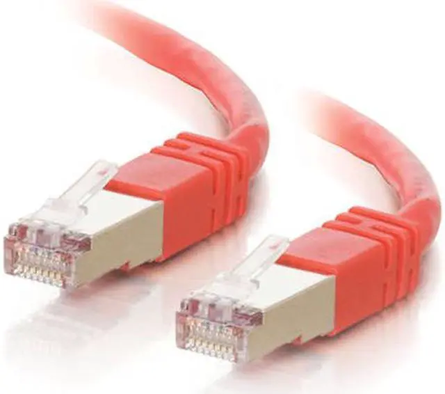 Alt view image 2 of 4 - C2G 28714 Cat5e Cable - Snagless Shielded Ethernet Network Patch Cable, Red (150 Feet, 45.72 Meters)