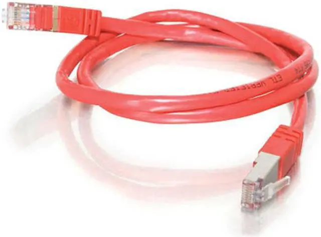 Main image of C2G 28714 Cat5e Cable - Snagless Shielded Ethernet Network Patch Cable, Red (150 Feet, 45.72 Meters)