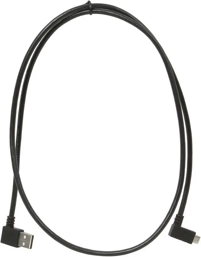 Alt view image 2 of 3 - C2G 28113 USB Cable - USB 2.0 Right Angle A Male to Micro-USB B Right Angle Male Cable, Black (3.3 Feet, 1 Meter)