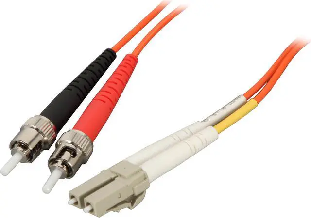 Main image of C2G 33202 OM1 Fiber Optic Cable - LC-ST 62.5/125 Duplex Multimode PVC Fiber Cable, Orange (19.7 Feet, 6 Meters)