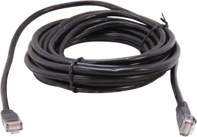 Alt view image 2 of 3 - C2G 22011 Cat5e Cable - Snagless Unshielded Ethernet Network Patch Cable, Black (15 Feet, 4.57 Meters)