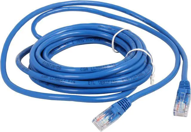 Alt view image 2 of 3 - C2G 22012 Cat5e Cable - Snagless Unshielded Ethernet Network Patch Cable, Blue (15 Feet, 4.57 Meters)