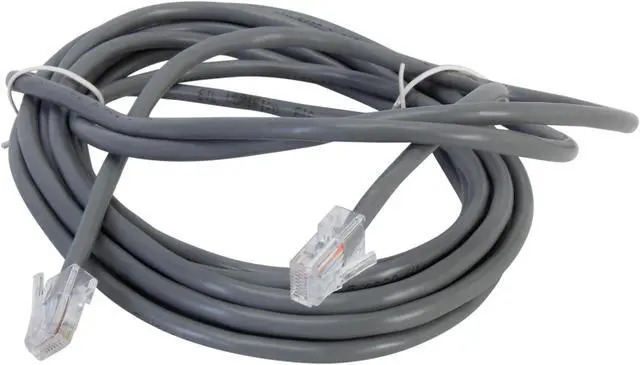 Alt view image 2 of 3 - C2G 22010 Cat5e Cable - Non-Booted Unshielded Ethernet Network Patch Cable, Gray (15 Feet, 4.57 Meters)