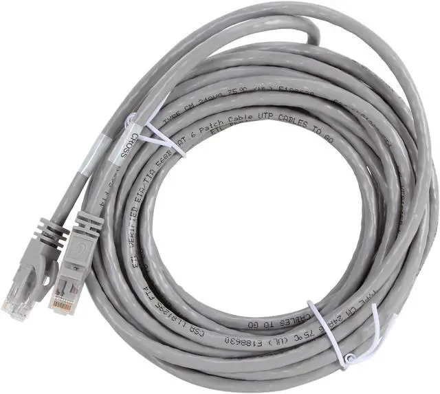 Alt view image 2 of 3 - C2G 27825 Cat6 Crossover Cable - Snagless Unshielded Network Patch Cable, Gray (25 Feet, 7.62 Meters)
