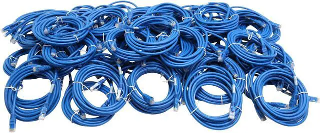 Alt view image 2 of 4 - C2G 29013 Cat6 Cables - Snagless Unshielded Ethernet Network Patch Cable Multipack (50 Pack) Blue (10 Feet, 3.04 Meters)