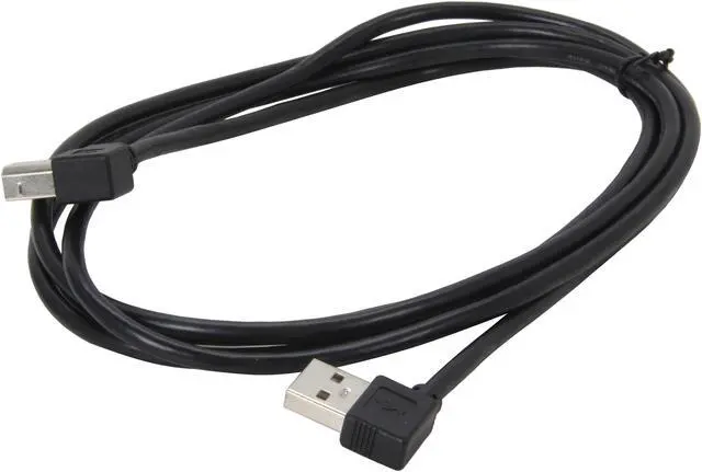 Alt view image 2 of 3 - C2G/Cables To Go 28110 2m USB 2.0 Right Angled A to B M/M