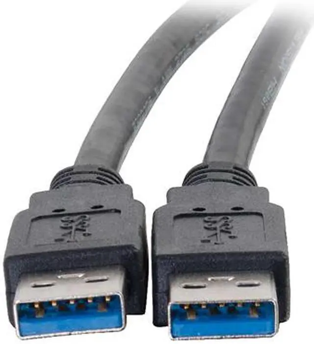 Alt view image 3 of 4 - C2G 54170 USB Cable - USB 3.0 A to A Cable M/M, Black (3.3 Feet, 1 Meter)