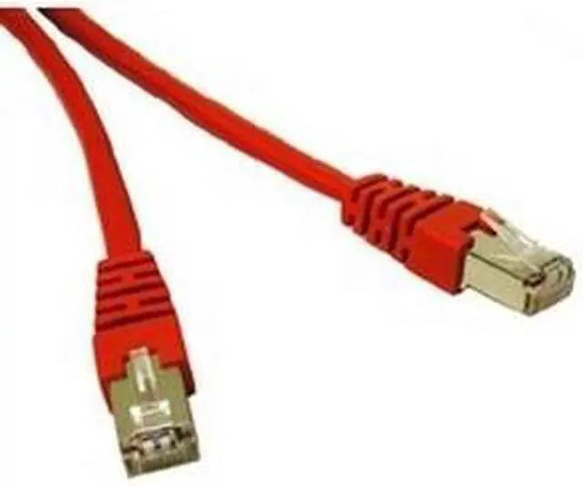 Main image of C2G 27257 Cat5e Cable - Snagless Shielded Ethernet Network Patch Cable, Red (10 Feet, 3.04 Meters)