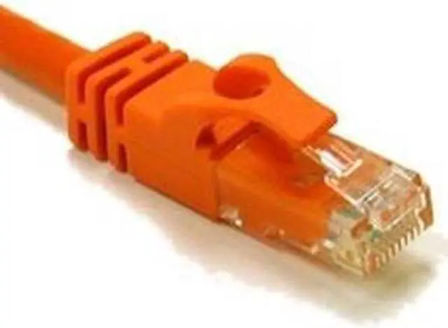 Main image of C2G 27815 Cat6 Cable - Snagless Unshielded Ethernet Network Patch Cable, Orange (25 Feet, 7.62 Meters)