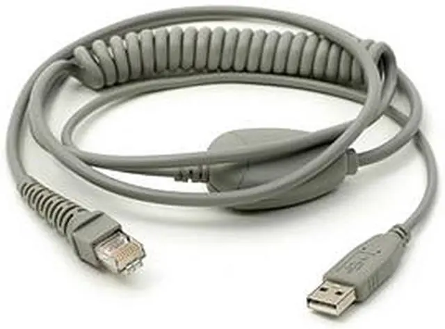 Alt view image 2 of 2 - unitech 1550-601646G 69" USB Interface Cable (Coiled)