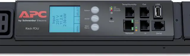 Alt view image 2 of 4 - APC Rack PDU 2G, Metered, ZeroU, 23.0kW, 240V, (30) C13 & (12) C19 AP8888