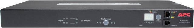 Alt view image 2 of 5 - APC AP7750A Automatic Transfer Switch 100V, 120V 15A 8 ft Rack-mount Transfer Switches