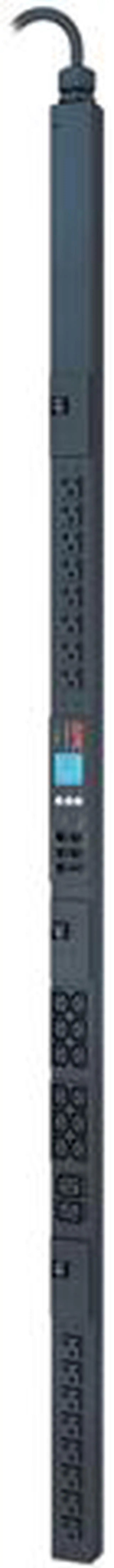 Main image of APC Rack Mount PDU, Metered 208V/30A, (30) Outlets, 0U Vertical Rackmount (AP8870)