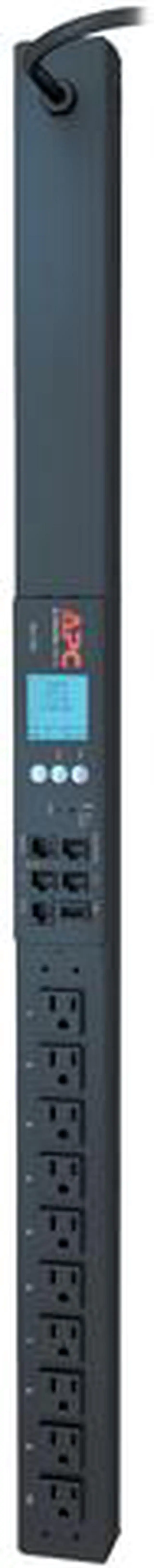 Main image of APC Rack Mount PDU, Metered 100V-120V/15A, (10) Outlets, 0U Vertical Rackmount (AP8831)