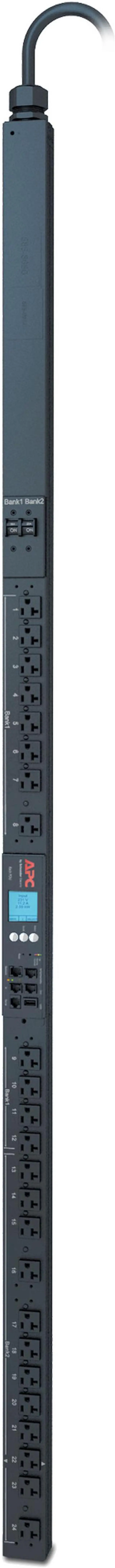 Main image of APC Rack Mount PDU, Switched Rack 120V/20A, (24) Outlets, 0U Vertical Rackmount (AP8930)