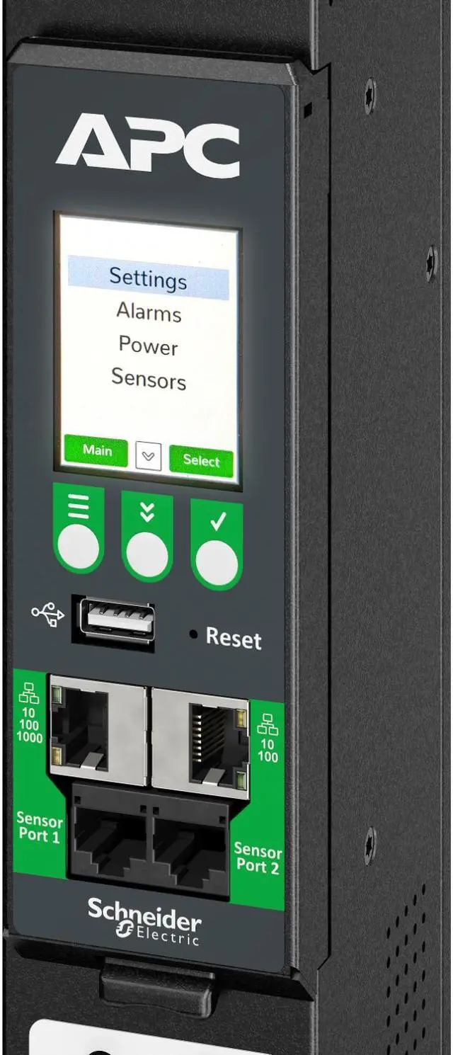 Alt view image 6 of 6 - APC NetShelter Rack PDU Advanced - Switched - 5.0kW, 1PH, 208V, 30A, L6-30P, 40 Outlet APDU10151SW