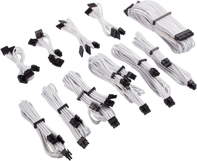 Premium Individually 4 4 Corsair White Pro PSU Sleeved - Type Kit CP-8920224 Gen Cables