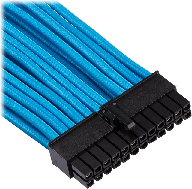 Alt view image 7 of 16 - Corsair CP-8920225 Premium Individually Sleeved PSU Cables Pro Kit Type 4 Gen 4 - Blue