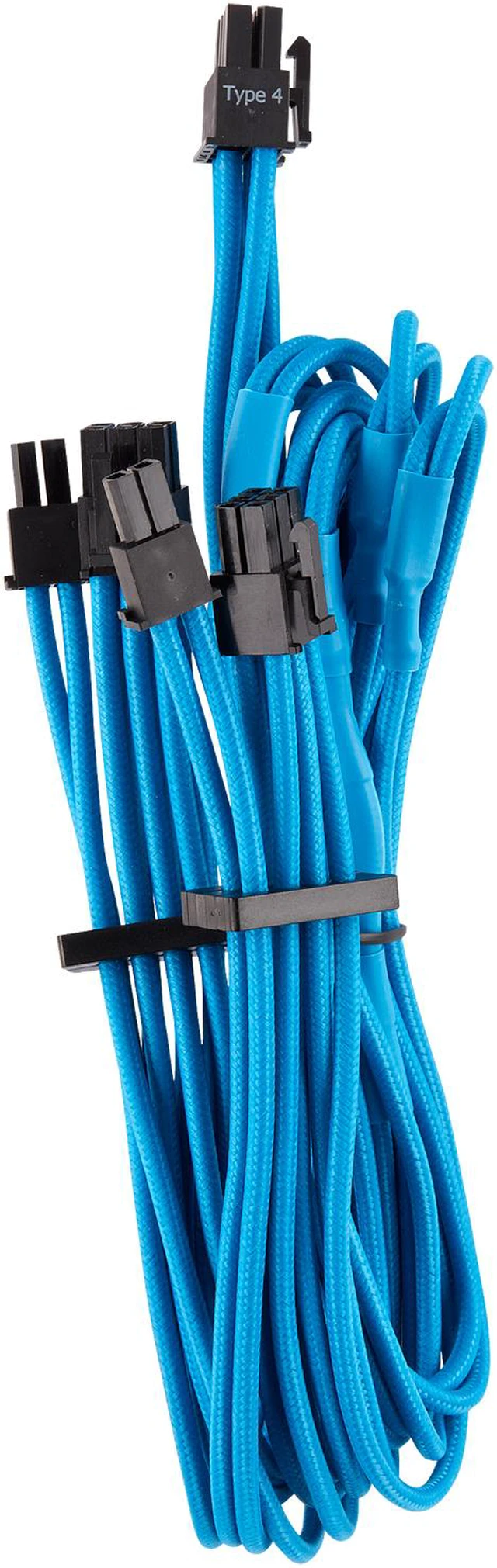 Alt view image 11 of 16 - Corsair CP-8920225 Premium Individually Sleeved PSU Cables Pro Kit Type 4 Gen 4 - Blue