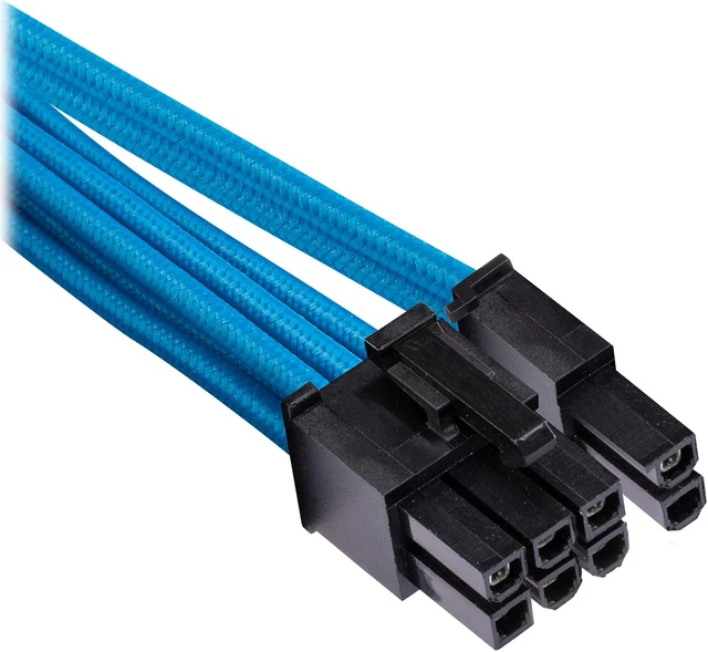 Alt view image 12 of 16 - Corsair CP-8920225 Premium Individually Sleeved PSU Cables Pro Kit Type 4 Gen 4 - Blue