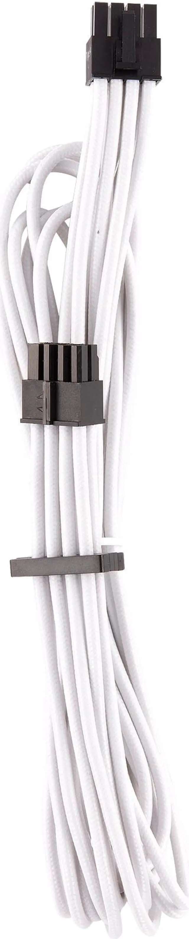 Main image of Corsair CP-8920238 2.46 ft. (0.75m) Premium Individually Sleeved EPS12V/ATX12V Cables Type 4 Gen 4 - White