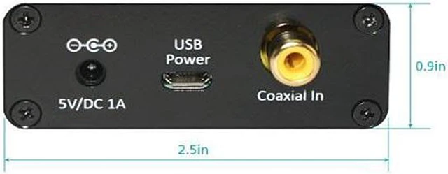 XtremPro 65039 Coaxial to Toslink Digital Audio Converter, Support PCM ...