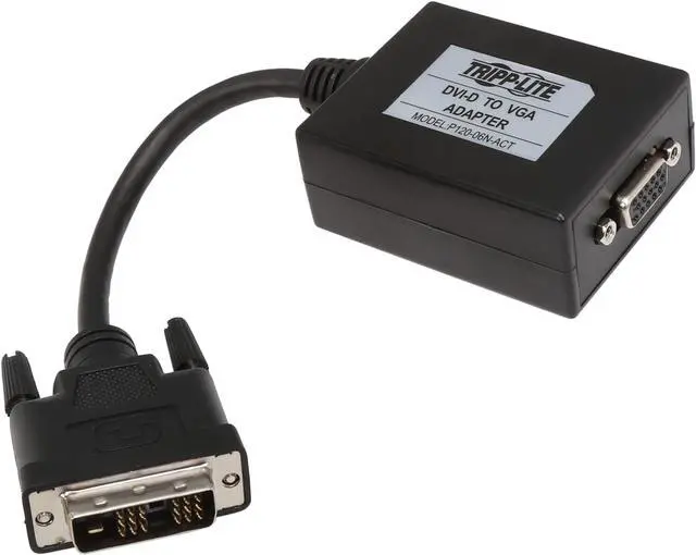 Alt view image 5 of 8 - Tripp Lite P120-06N-ACT DVI-D to VGA Active Adapter Converter Cable – 1920x1200