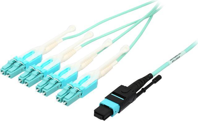 Main image of Tripp Lite N844-05M-8LC-PT 16 ft. Fan-out Cable Push / Pull Tab MTP/MPO to 8 x LC 40Gbase OM3 Plenum