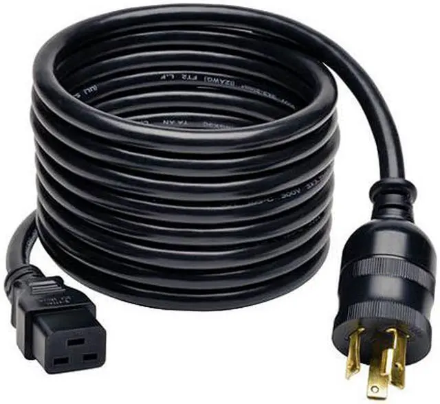 Alt view image 2 of 3 - Tripp Lite Model P040-012-P30 12 ft. Heavy-Duty Power Cord, 20A, 12AWG (IEC-320-C19 to NEMA L6-30P)