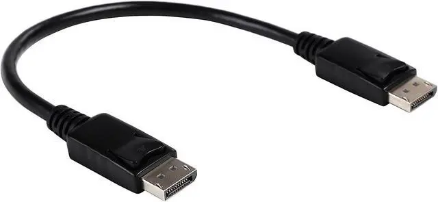 Alt view image 2 of 3 - Tripp Lite P580-001 1 ft. Black Connector A	DISPLAYPORT (MALE) Connector B	DISPLAYPORT (MALE) DisplayPort Cable with Latches Male to Male