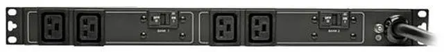 Main image of Tripp Lite Basic PDU, 7.4 kW Single-Phase 230V Outlets (4 x C19), IEC309 32A Blue, 12 Feet Cord, 1U Rack-Mount (PDUH32HV19)