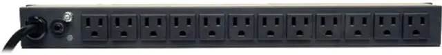 Main image of Tripp Lite PDU Metered 120V 15A 5-15R 13 Outlet 5-15P Horizontal 1URM