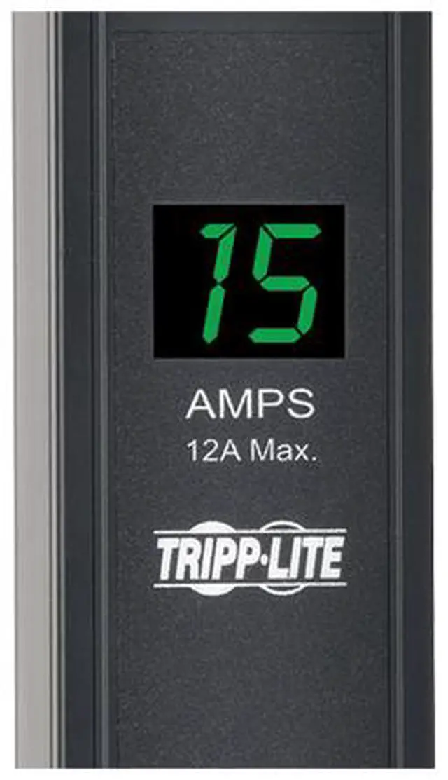 Alt view image 5 of 8 - Tripp Lite PDU Metered 120V 15A 5-15R 14 Outlet 5-15P 36 Inch Height 0URM