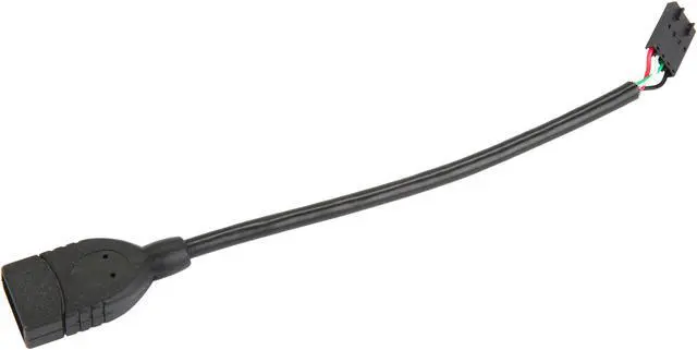 Alt view image 2 of 3 - Tripp Lite U024-06N-IDC Black USB 2.0 A Female To USB Adapter Motherboard 4-PIN IDC Header Cable