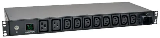 Alt view image 2 of 6 - Tripp Lite PDUMH16HV Metered 200-240V nominal, single phase 16A 8.2 ft Power Distribution Unit