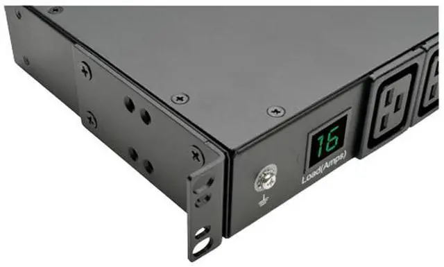 Alt view image 4 of 6 - Tripp Lite PDUMH16HV Metered 200-240V nominal, single phase 16A 8.2 ft Power Distribution Unit