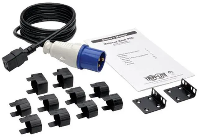Alt view image 6 of 6 - Tripp Lite PDUMH16HV Metered 200-240V nominal, single phase 16A 8.2 ft Power Distribution Unit