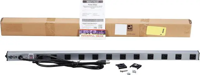 Alt view image 4 of 4 - TRIPP LITE PS361206 12 Outlets Power Strip 120V Input Voltage 1800 W Maximum Power 6 ft. Cord Length