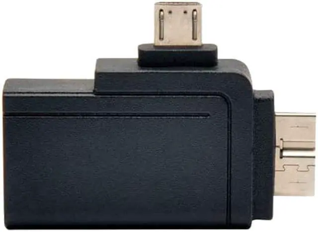 Alt view image 7 of 7 - Tripp Lite U053-000-OTG 2-in-1 OTG Adapter USB 3.0 Micro B & USB 2.0 Micro B to USB A