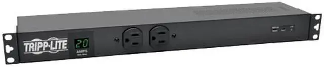 Alt view image 2 of 5 - TRIPP LITE PDUMH20-ISO 15' 14 Outlets 3840 Joules 1.92kW Single-Phase Metered PDU + Isobar Surge Suppression