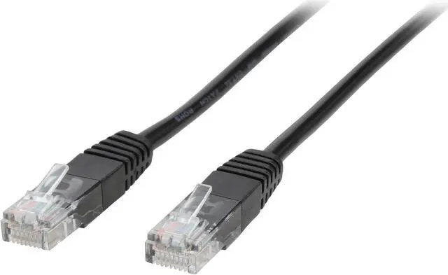 Main image of TRIPP LITE N002-012-BK 12 ft. Cat 5/5E Black Cat5e 350MHz Molded Patch Cable (RJ45 M/M) - Black