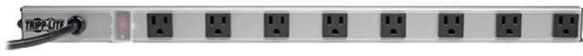 Main image of TRIPP LITE PS2408RA 8 Outlets Power Strip 120V Input Voltage 1800 W Maximum Power 15 ft. Cord Length
