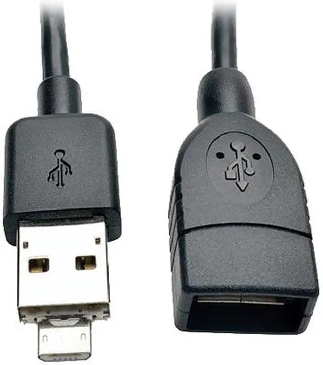Alt view image 3 of 4 - Tripp Lite U052-06N-OTG-AM USB Data Transfer Cable