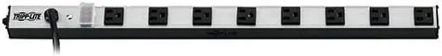 Main image of TRIPP LITE PS240810 8 Outlets Power Strip 120V Input Voltage 1800 W Maximum Power 10 ft. Cord Length